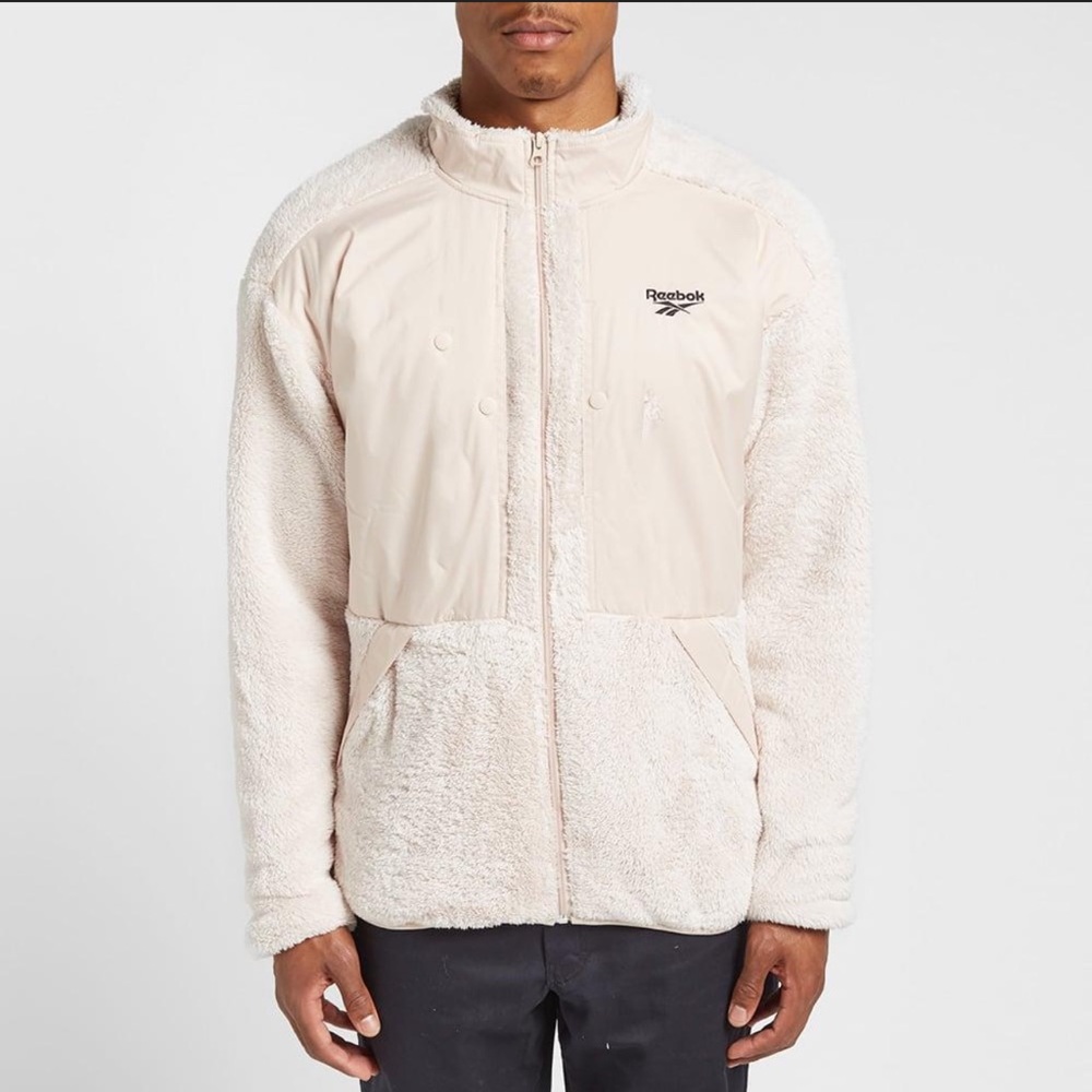 Reebok fleece jacket. SZ. M. NWT